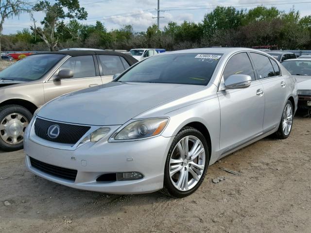 JTHBC96S095019014 - 2009 LEXUS GS 450H SILVER photo 2