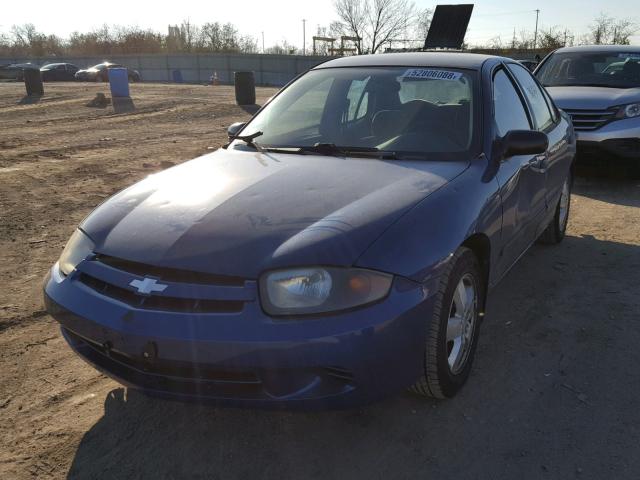 1G1JF52F547148328 - 2004 CHEVROLET CAVALIER L BLUE photo 2