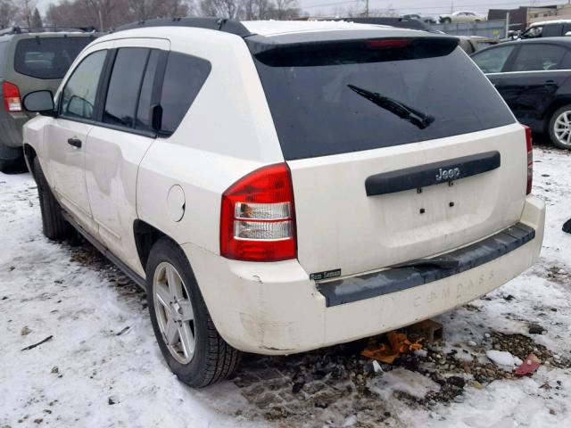 1J4FT47BX9D160029 - 2009 JEEP COMPASS SP WHITE photo 3