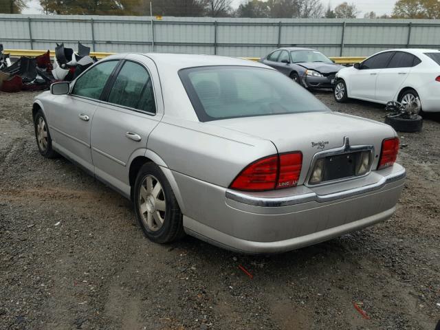 1LNHM86S12Y705923 - 2002 LINCOLN LS 银色 照片 3