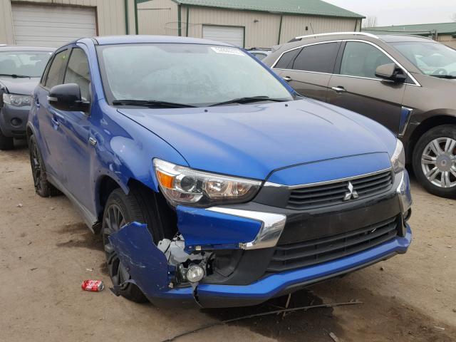 JA4AR3AU2HZ051921 - 2017 MITSUBISHI OUTLANDER BLUE photo 1