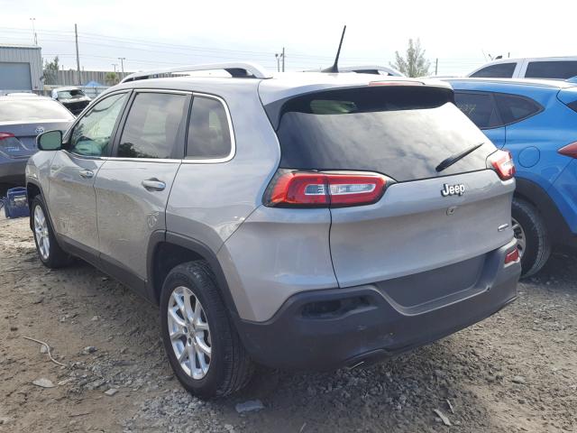 1C4PJLCB5GW135265 - 2016 JEEP CHEROKEE L GRAY photo 3