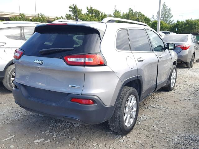 1C4PJLCB5GW135265 - 2016 JEEP CHEROKEE L GRAY photo 4