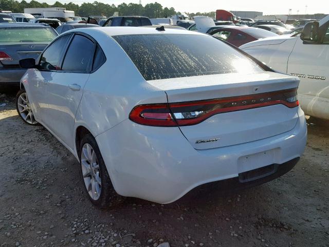 1C3CDFFA8GD822007 - 2016 DODGE DART SXT S WHITE photo 3