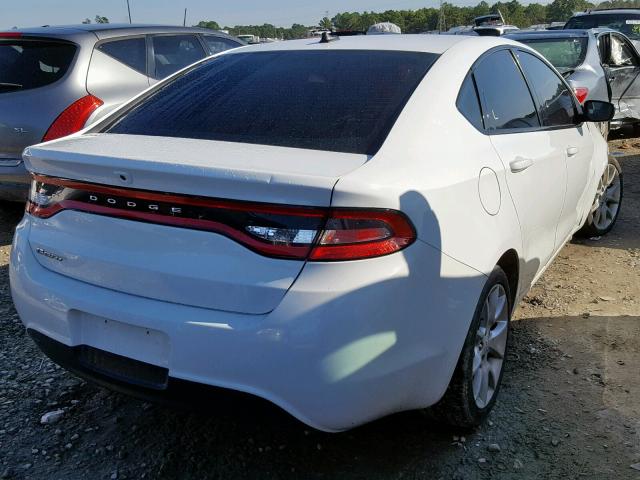 1C3CDFFA8GD822007 - 2016 DODGE DART SXT S WHITE photo 4