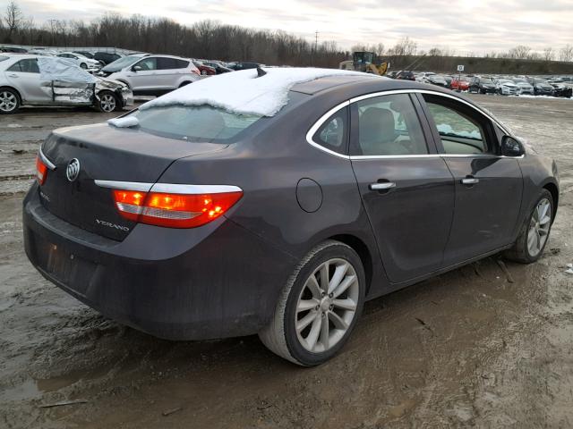 1G4PP5SK0C4226585 - 2012 BUICK VERANO BLACK photo 4