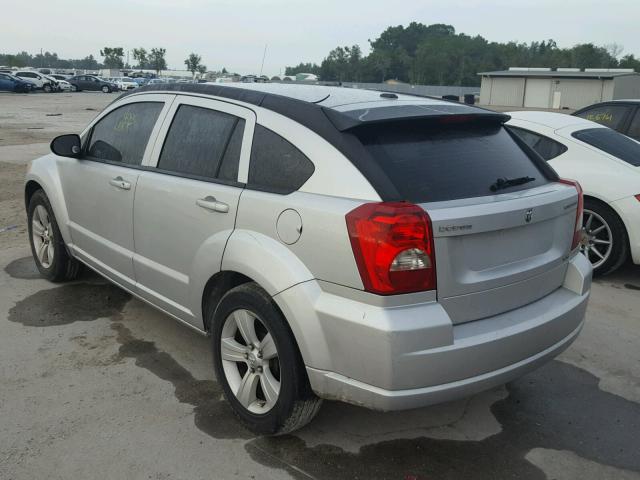 1B3CB4HA5AD602089 - 2010 DODGE CALIBER SX SILVER photo 3