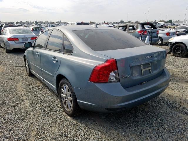 YV1MS390X82406801 - 2008 VOLVO S40 2.4I GRAY photo 3