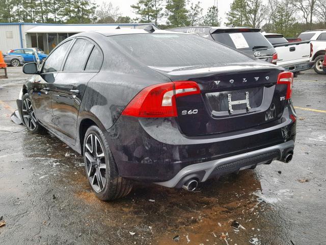 YV126MFL3H2421947 - 2017 VOLVO S60 BLACK photo 3