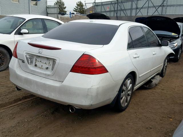 1HGCM66566A062420 - 2006 HONDA ACCORD EX WHITE photo 4