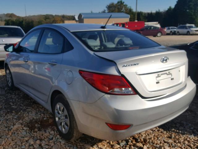 KMHCT4AE5HU169839 - 2017 HYUNDAI ACCENT SE SILVER photo 3