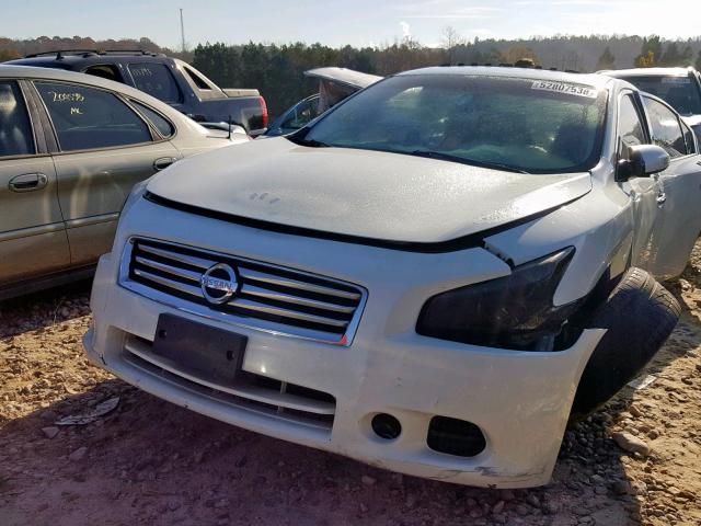 1N4AA5AP9DC848091 - 2013 NISSAN MAXIMA S WHITE photo 2