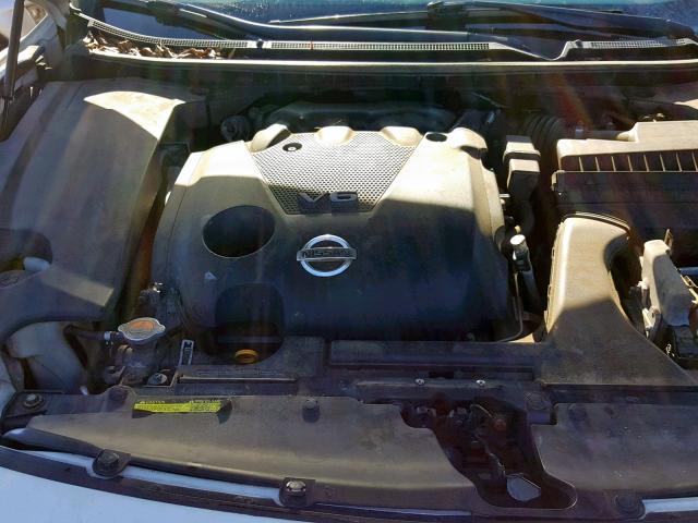 1N4AA5AP9DC848091 - 2013 NISSAN MAXIMA S WHITE photo 7