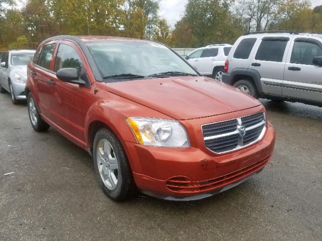 1B3HB48B48D739467 - 2008 DODGE CALIBER SX ORANGE photo 1