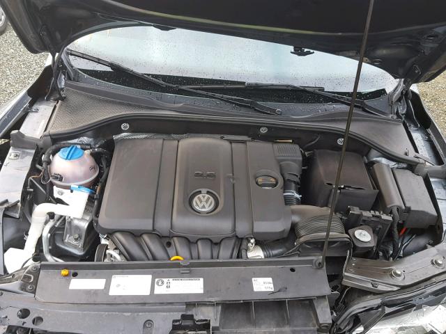 1VWBP7A36DC076300 - 2013 VOLKSWAGEN PASSAT SE GRAY photo 7