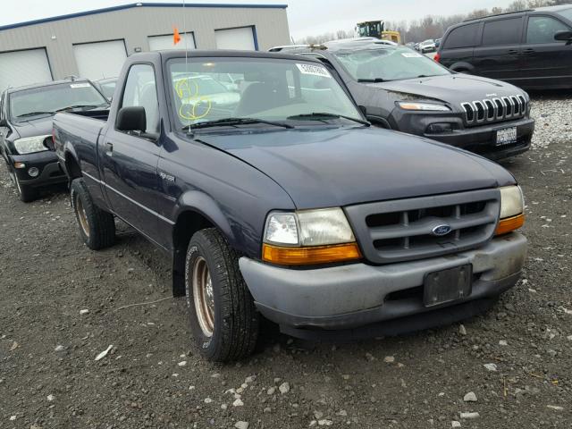 1FTYR10C4YTA81183 - 2000 FORD RANGER BLUE photo 1