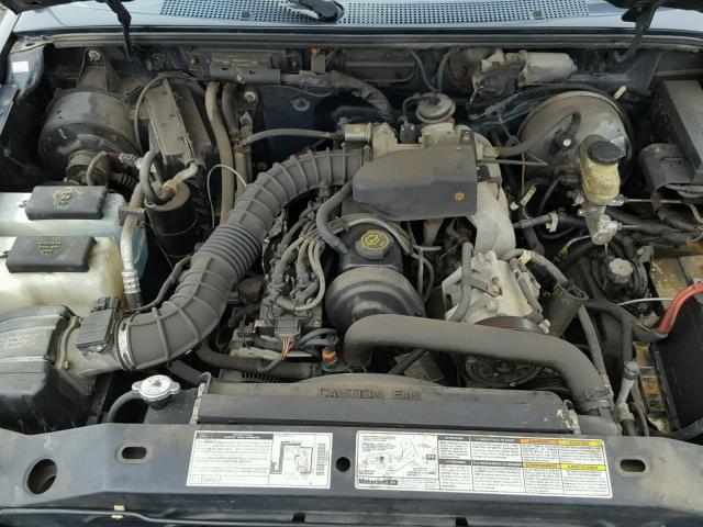 1FTYR10C4YTA81183 - 2000 FORD RANGER BLUE photo 7