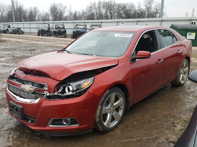 1G11J5SX7DF239226 - 2013 CHEVROLET MALIBU LTZ მუქწითელი ფოტო 2