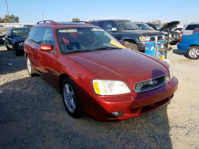 4S3BH635637309558 - 2003 SUBARU LEGACY L MAROON photo 1