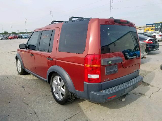 SALAG25486A383253 - 2006 LAND ROVER LR3 HSE RED photo 3