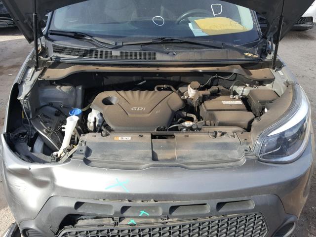 KNDJN2A27F7176271 - 2015 KIA SOUL GRAY photo 7