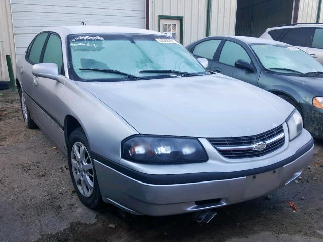 2G1WF55E259193705 - 2005 CHEVROLET IMPALA SILVER photo 1