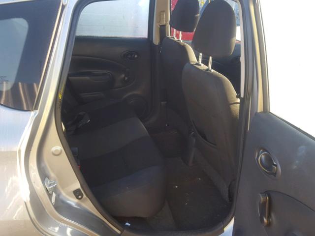 3N1CE2CP2FL401101 - 2015 NISSAN VERSA NOTE GRAY photo 6