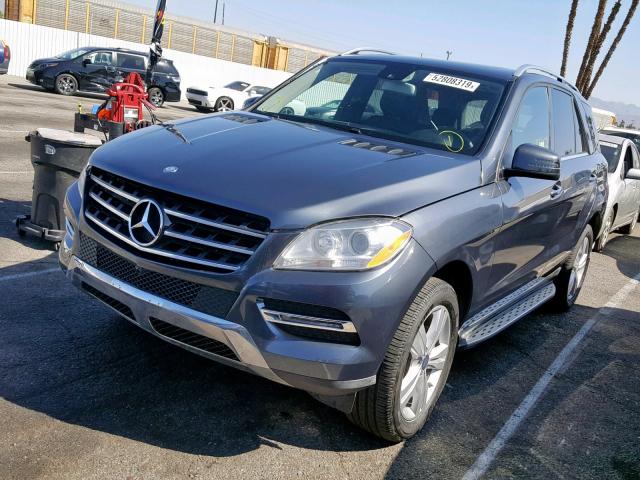 4JGDA5HB1FA546922 - 2015 MERCEDES-BENZ ML 350 4MA GRAY photo 2