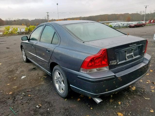 YV1RS592072602411 - 2007 VOLVO S60 2.5T GRAY photo 3