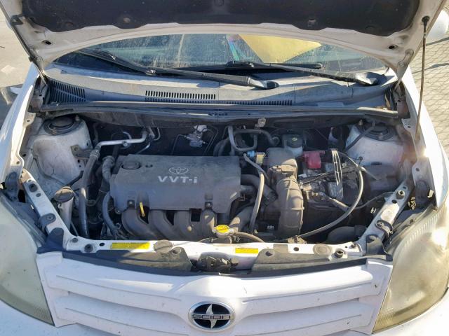 JTKKT624540053603 - 2004 TOYOTA SCION XA WHITE photo 7