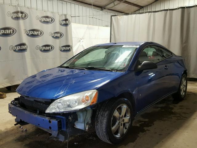 1G2ZH18N574189385 - 2007 PONTIAC G6 GT BLUE photo 2