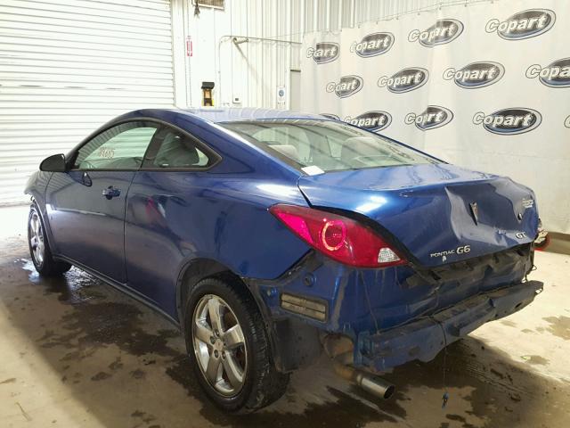 1G2ZH18N574189385 - 2007 PONTIAC G6 GT BLUE photo 3