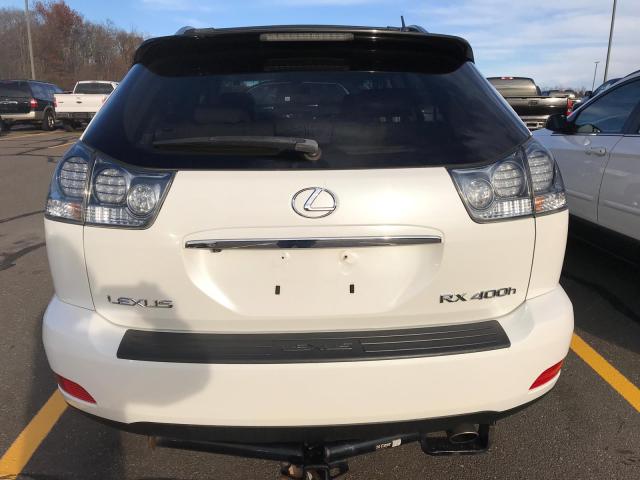 JTJHW31U872019069 - 2007 LEXUS RX 400H WHITE photo 6