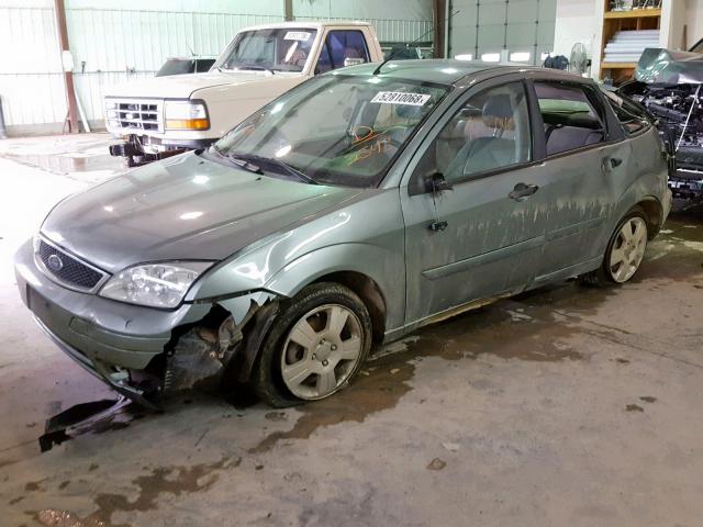 1FAFP37N66W232543 - 2006 FORD FOCUS ZX5 TEAL photo 2