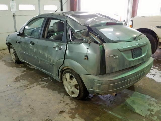 1FAFP37N66W232543 - 2006 FORD FOCUS ZX5 TEAL photo 3