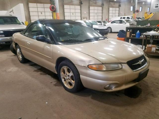 3C3EL55H4YT223265 - 2000 CHRYSLER SEBRING JX GOLD photo 1