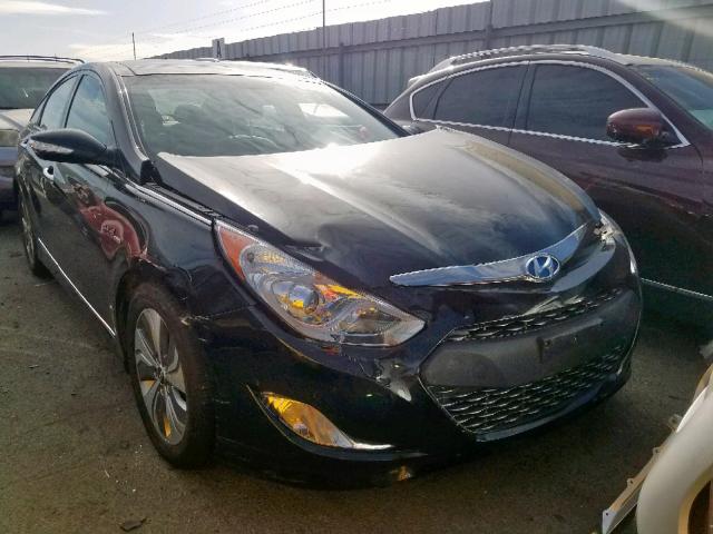 KMHEC4A48EA110586 - 2014 HYUNDAI SONATA HYB BLACK photo 1