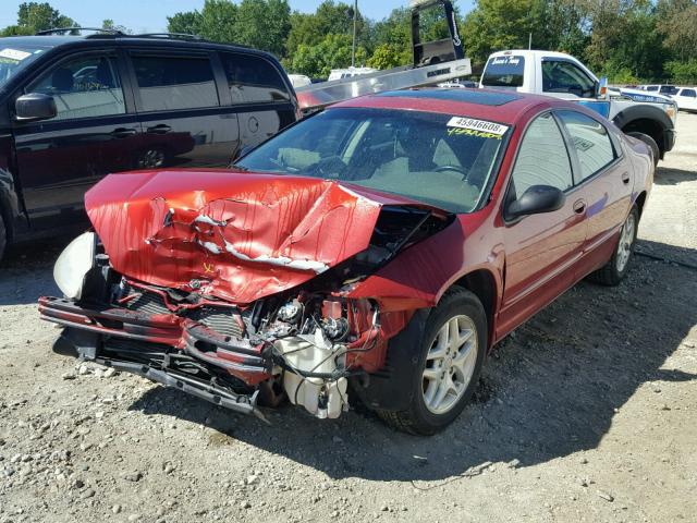 2B3HD46R82H111920 - 2002 DODGE INTREPID S RED photo 2