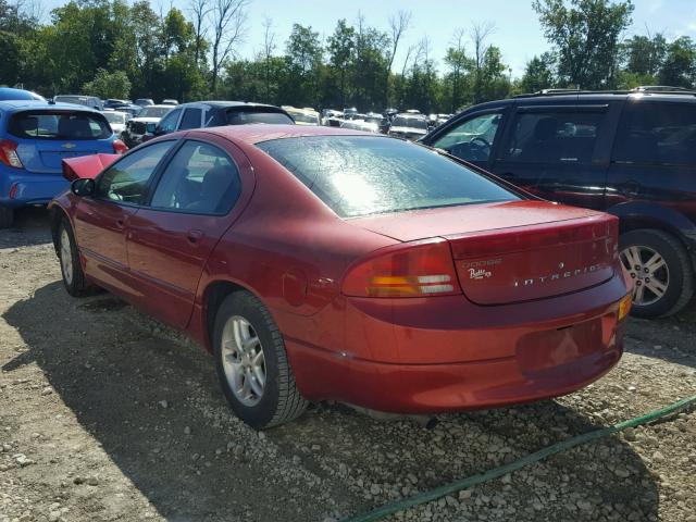 2B3HD46R82H111920 - 2002 DODGE INTREPID S RED photo 3