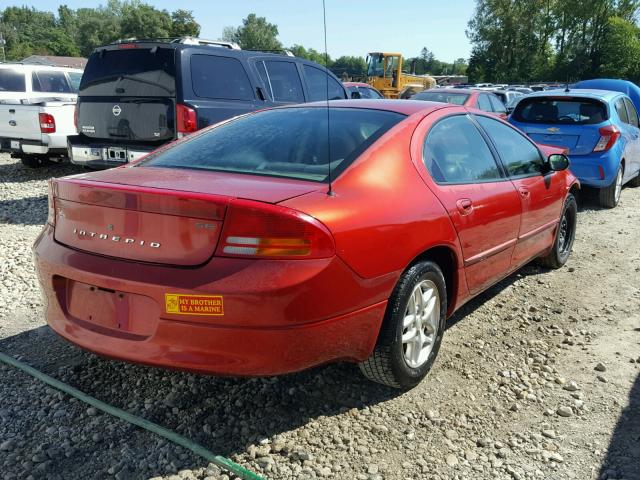 2B3HD46R82H111920 - 2002 DODGE INTREPID S RED photo 4