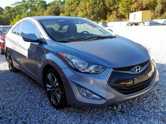 KMHDH6AE6DU008623 - 2013 HYUNDAI ELANTRA CO GRAY photo 1