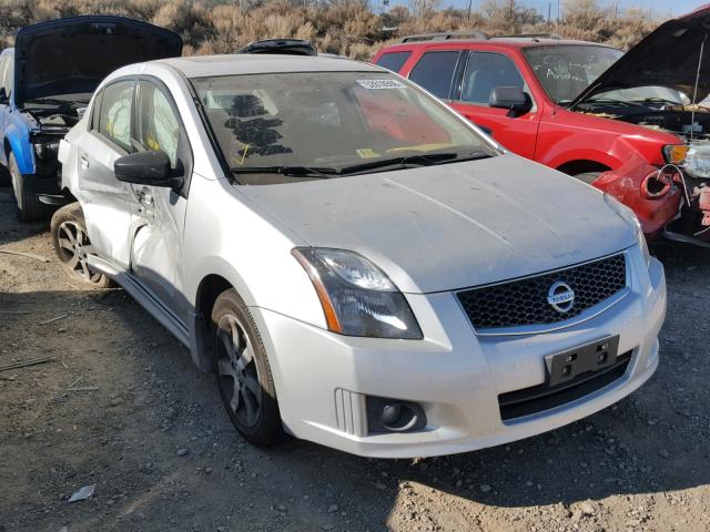 3N1AB6AP8CL678549 - 2012 NISSAN SENTRA 2.0 SILVER photo 1