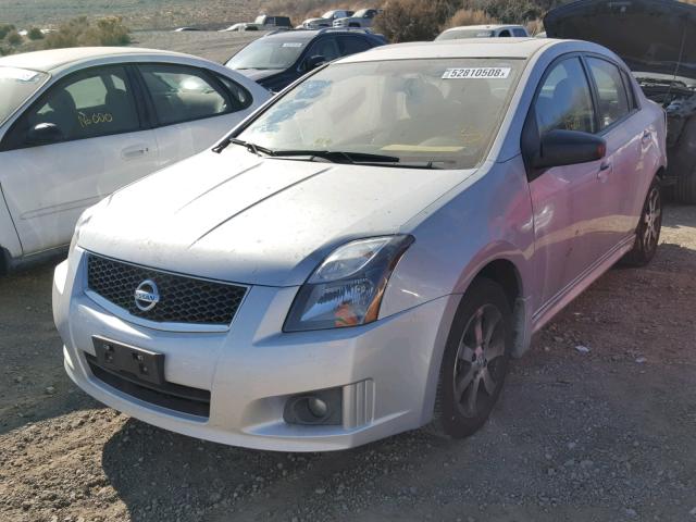 3N1AB6AP8CL678549 - 2012 NISSAN SENTRA 2.0 SILVER photo 2