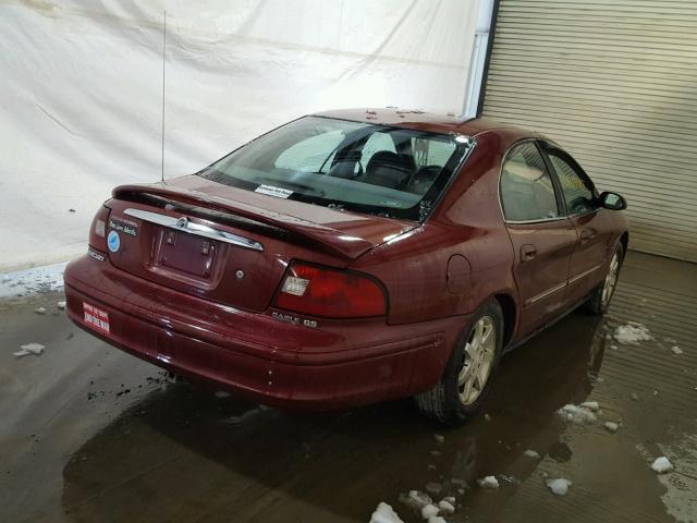 1MEFM50U42G642003 - 2002 MERCURY SABLE GS RED photo 4