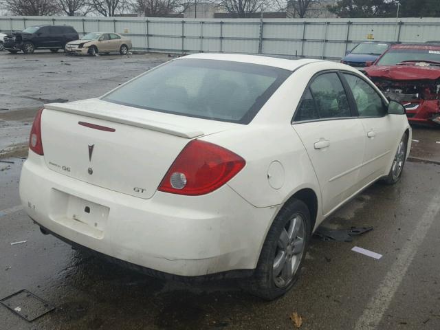 1G2ZH528954119928 - 2005 PONTIAC G6 GT WHITE photo 4