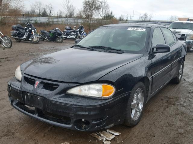 1G2NW52E1YM740921 - 2000 PONTIAC GRAND AM G BLACK photo 2