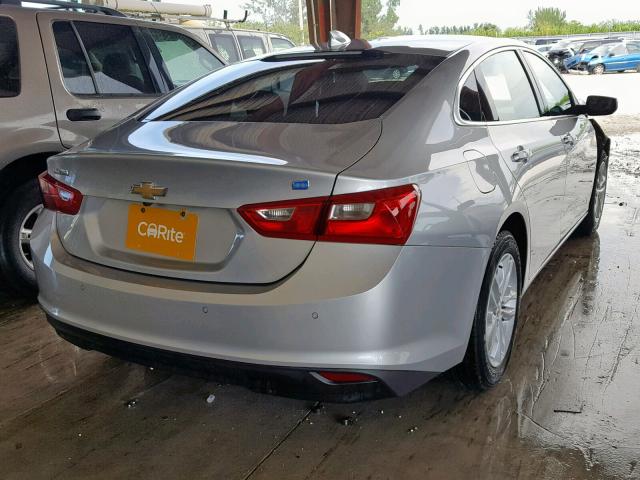 1G1ZF5SU7JF159978 - 2018 CHEVROLET MALIBU HYB SILVER photo 4