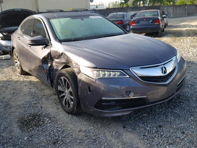 19UUB1F39HA010875 - 2017 ACURA TLX GRAY photo 1