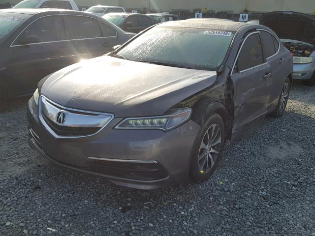 19UUB1F39HA010875 - 2017 ACURA TLX GRAY photo 2