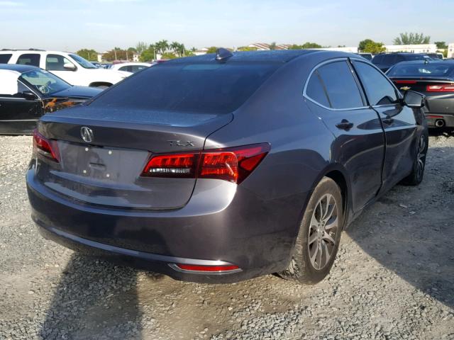 19UUB1F39HA010875 - 2017 ACURA TLX GRAY photo 4